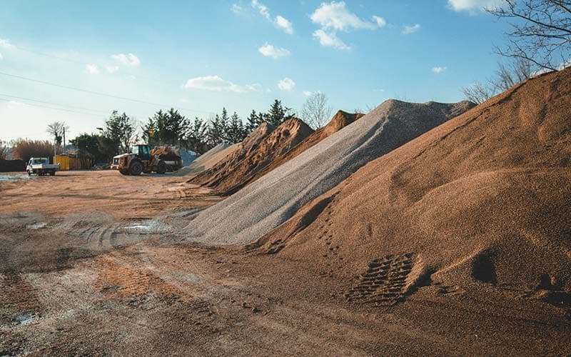 Materiali inerti di qualità per edilizia